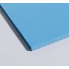 Полипропилен листовой монолитный голубой PP 15х1500х3000 мм